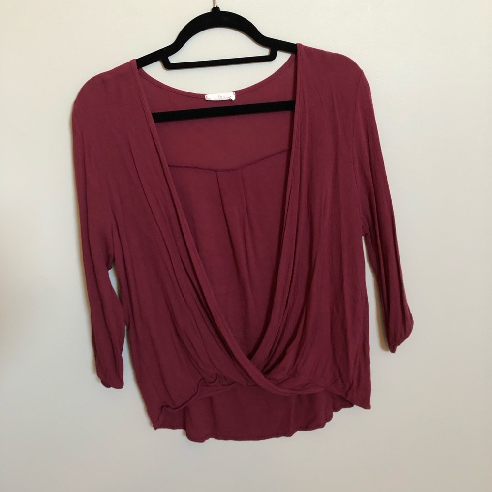Maroon blouse
